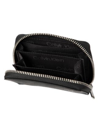 Men's RFID Textured Leather Gusset Card Case Wallet