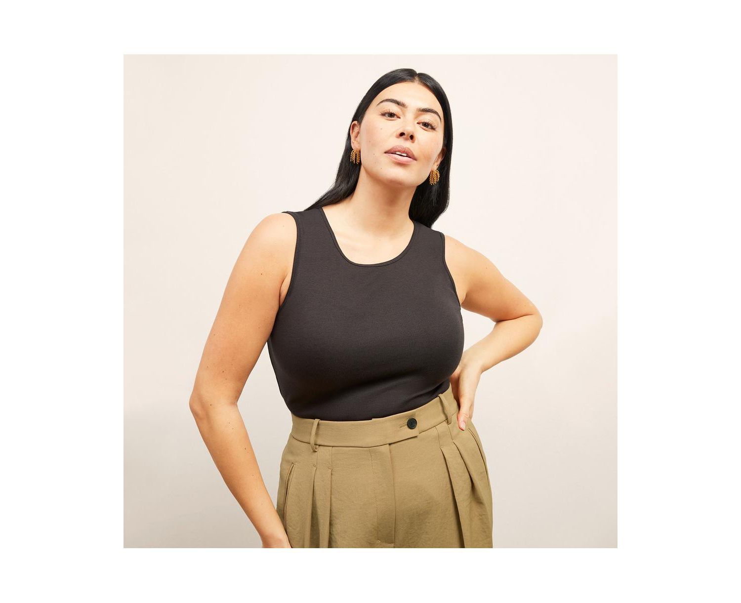 Women's Paige Tank - Ribbed Pima Cotton
