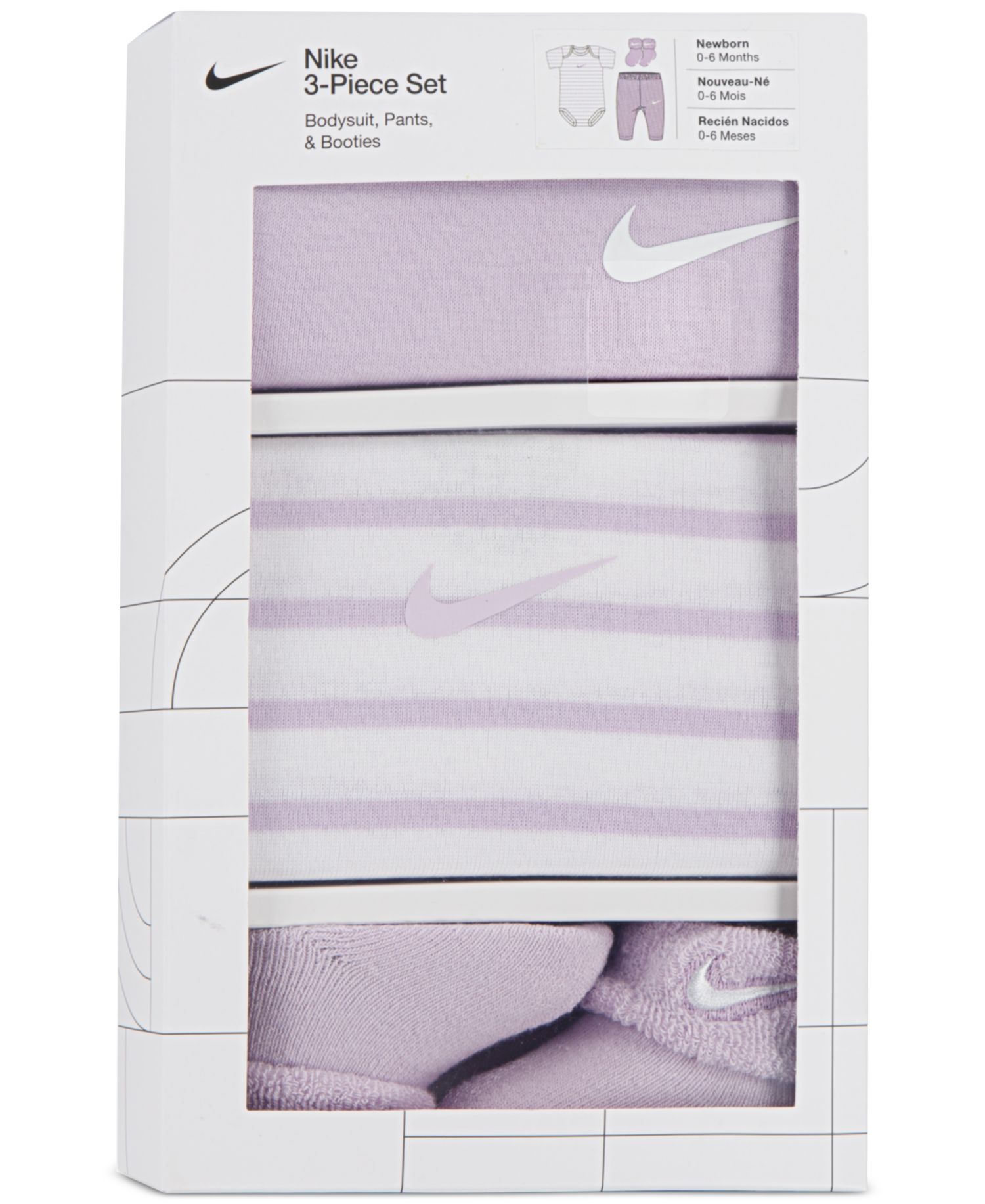 Baby Boy or Girl Bodysuit, Pants & Terry Socks, 3 Piece Gift Set