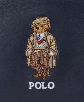 Men's Polo Bear Leather Billfold Wallet