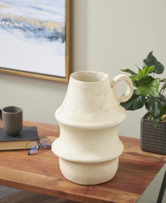 Paper Mache 14.35" Modern Vase