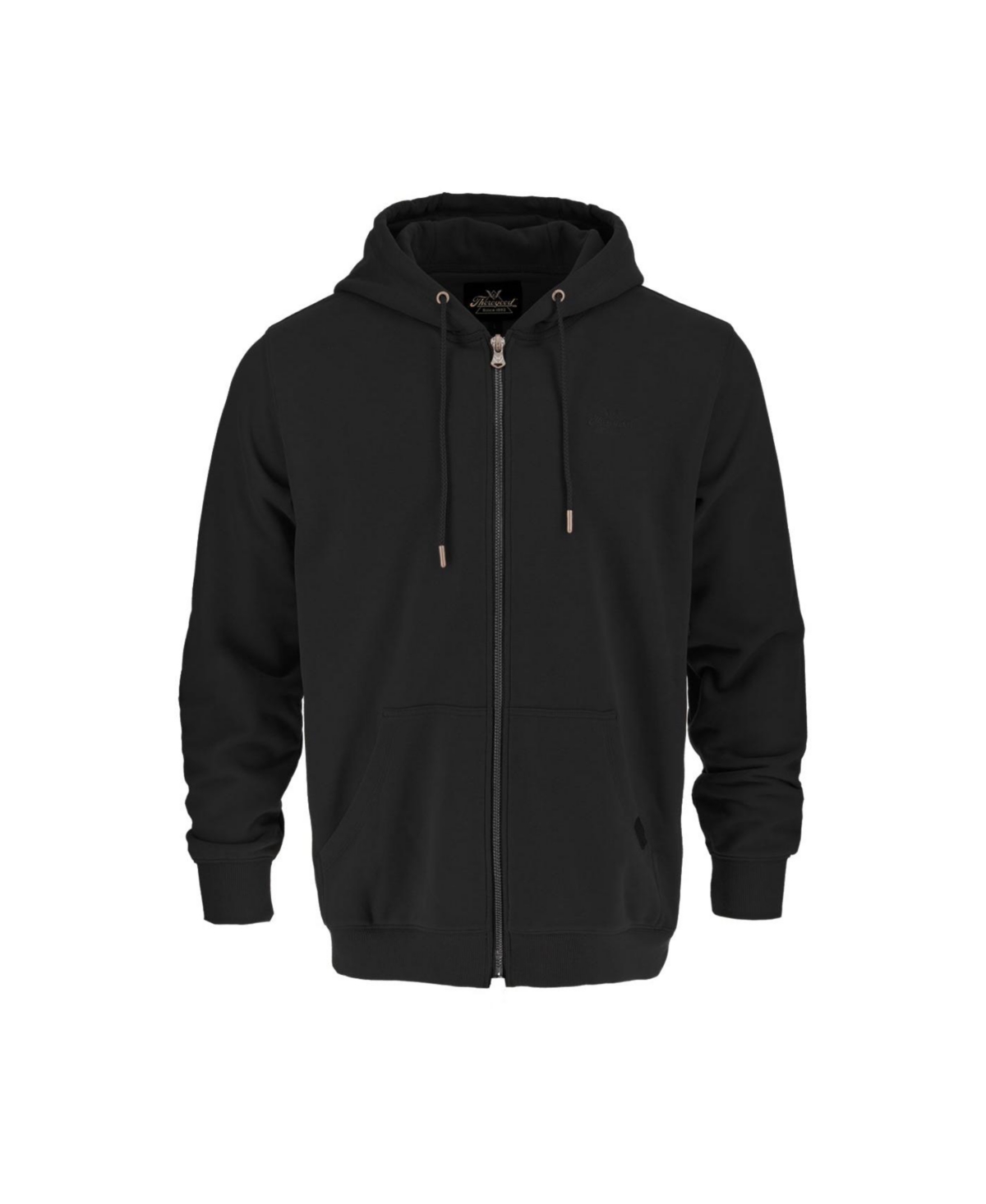 Men's Heavyweight Full Zip Up Hoodie - Tarmac