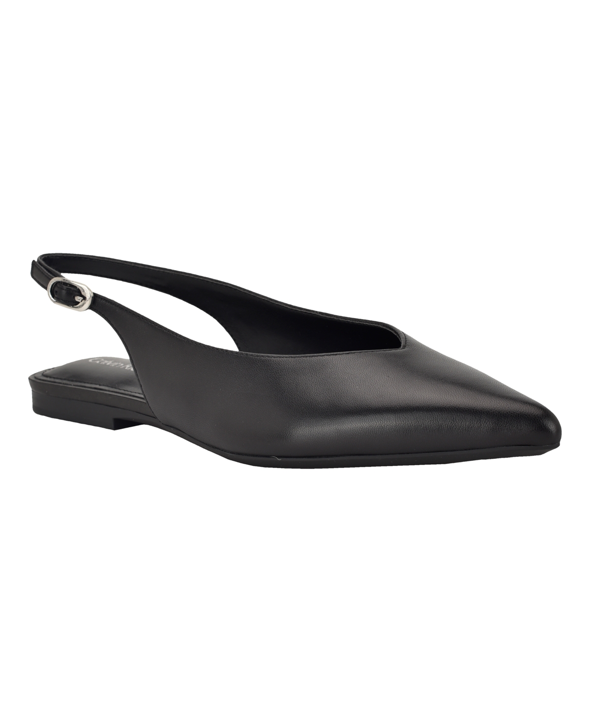 Women's Galiana Pointy Toe Slingback Flats - Dark Natural Suede