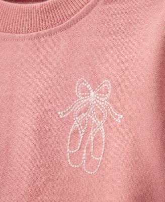 Baby Girls Ballet Little Pullover Top, Bodysuit & Pants, 3 Piece Set