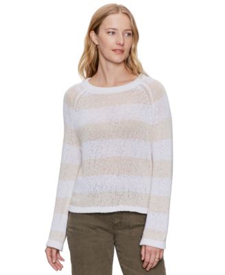 Sanctuary - Women's Textured Raglan Crewneck Sweater