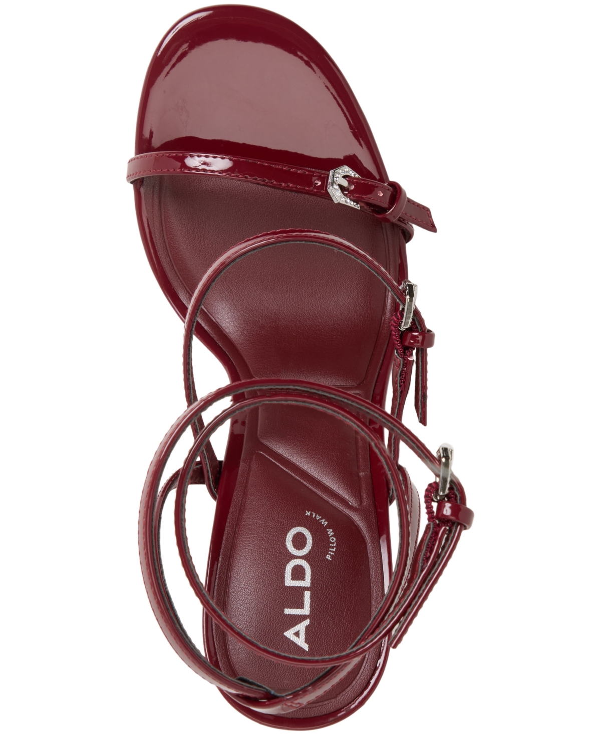 Aldo Jamielynn Ankle Strap Sandal In Red