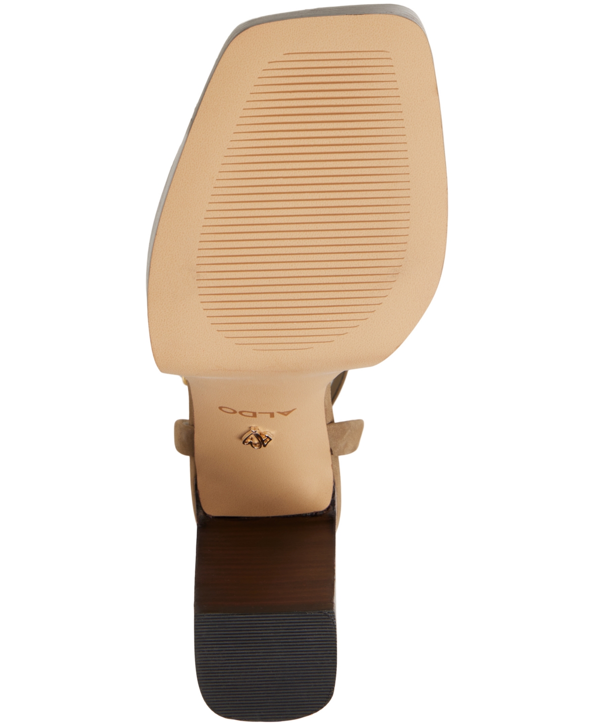 Aldo Lothon Ankle Strap Platform Sandal In Brown