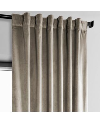 Heritage Plush Velvet Room Darkening Curtain