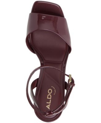 Women's Two-Piece Platform Heeled Dress Sandals