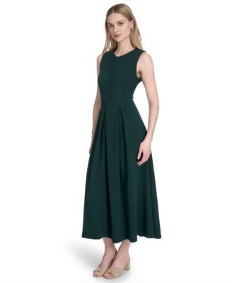 Women's Sleeveless Midi A-Line Dress