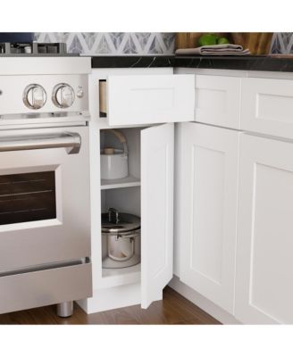 W12" X H34.5" X D24" Plywood Ready to Assemble Floor Base Kitchen Cabinet
