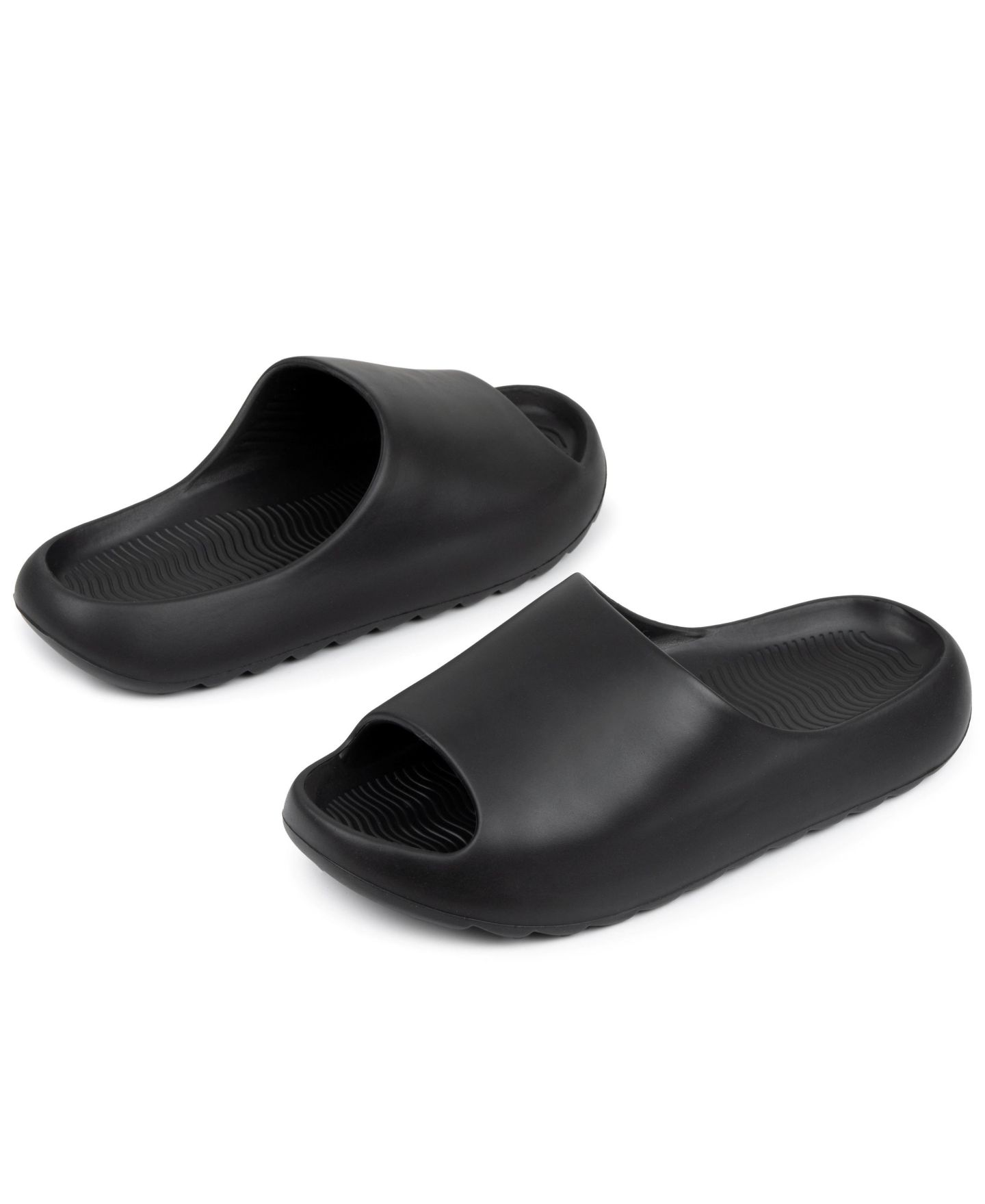 Мужские сандалии Alpine Swiss Edgar Cloud Slides Ultra-Comfortable Arch Support Pillow Slippers Light Waterproof Non-Slip Recovery Sandals Shower Pool Gym, цвет: Чёрный — фото 5