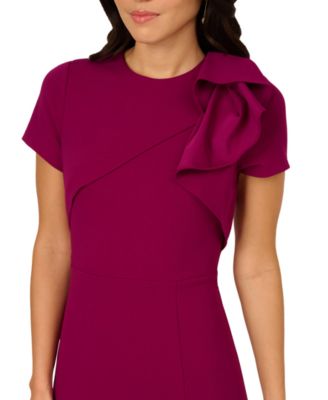 Women's Elbow-Sleeve A-Line Dress