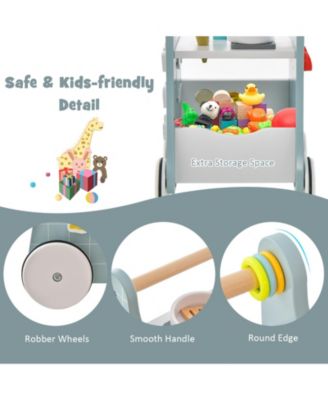 6-in-1 baby push walker with Play Kitchen Over 12 Months