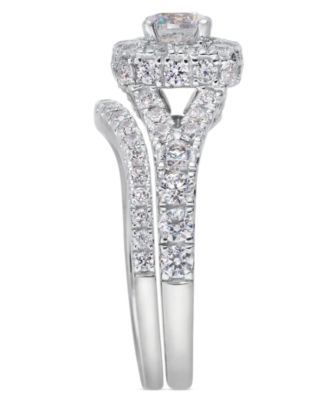 Diamond Halo Bridal Set (2 ct. t.w.) in 14K White, Yellow or Rose Gold