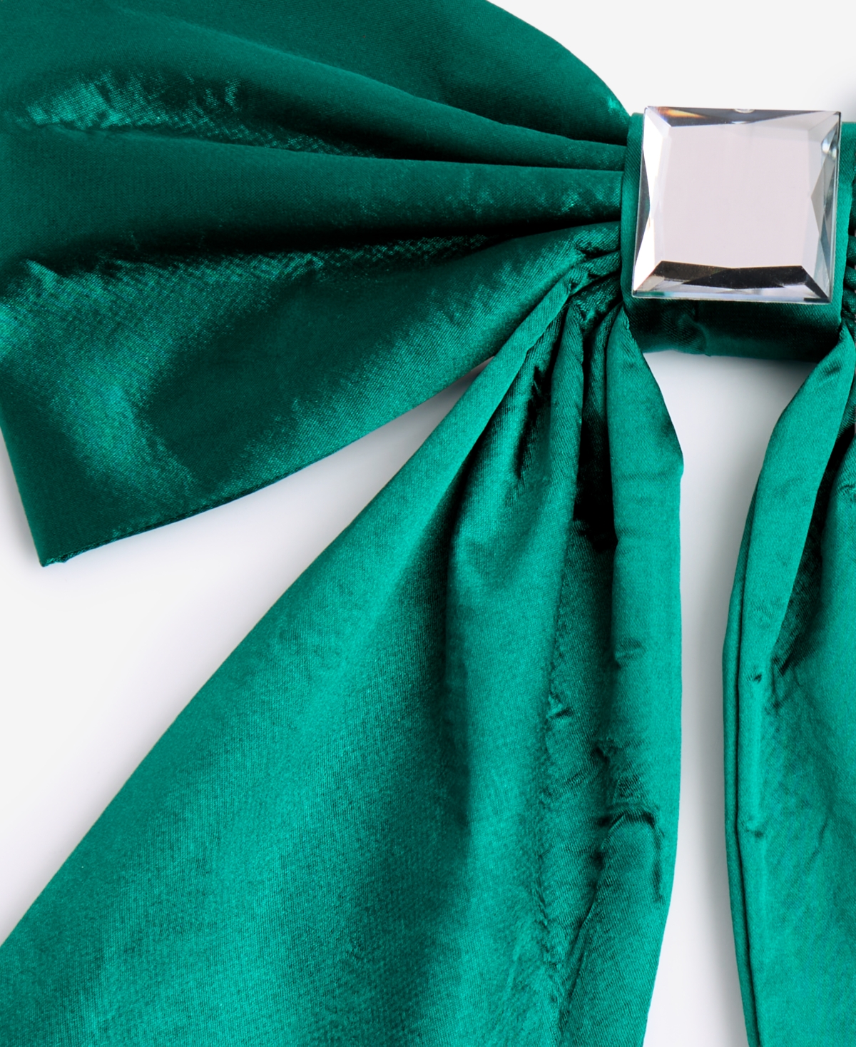 Holiday Lane Gilded Glamour Green Bow Clip Ornament, Macy's Exclusive