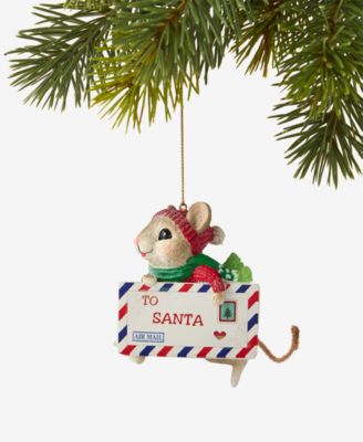 Holiday Lane - Heritage Mouse Post Card Ornament