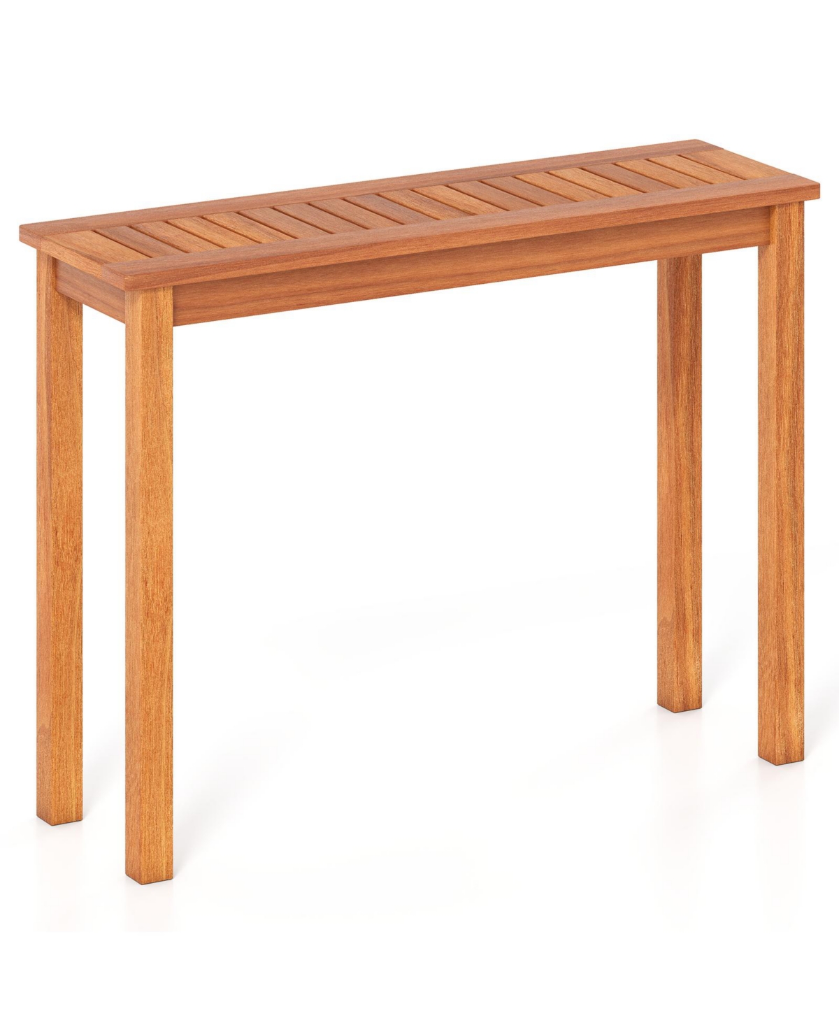 Wooden Plant Stand Outdoor Indoor Solid Wood Flower Pot Holder Display Shelf - Brown