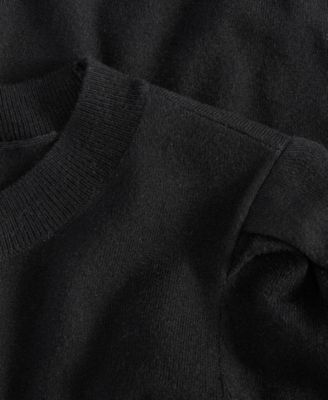 Women's Puff-Sleeve Crewneck Sweater, Exclusively at Macy's