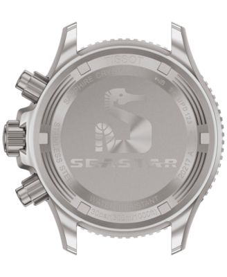 Men's Swiss Chronograph Seastar 1000 Stainless Steel Bracelet Watch 38mm