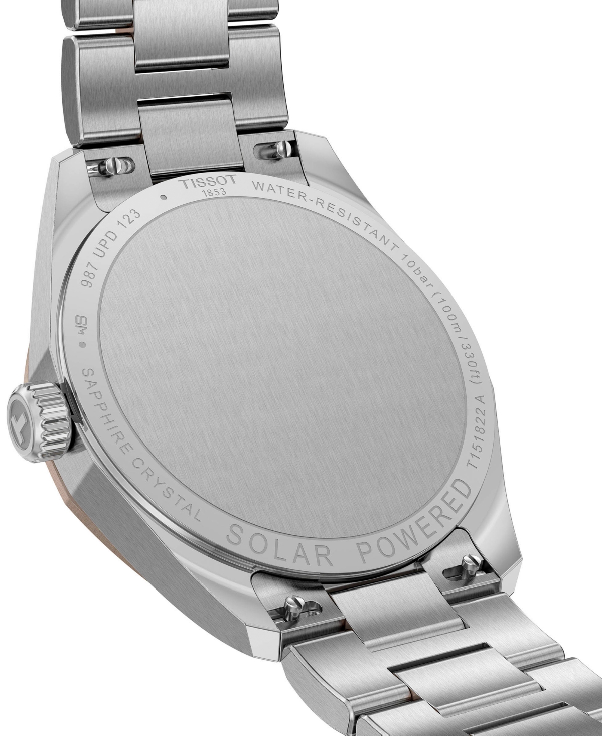 Tissot Women's Swiss Prc 100 Solar Two-tone Stainless Steel Bracelet Watch 34mm In Gold