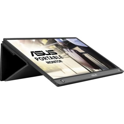 ZenScreen Go MB16AHP 15.6" Full HD IPS LCD Monitor with Built-In Speakers, 1920x1080, USB Type-C, Micro HDMI