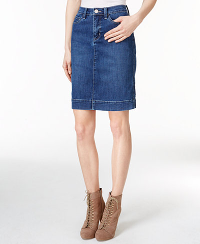 Lee Platinum Denim Pencil Skirt - Skirts - Women - Macy's