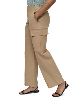 Women's High Rise Straight Leg Cargo Pants