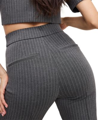 Women's Soft Stretch Ponte Kick Flare Pants, Regular & Plus Size