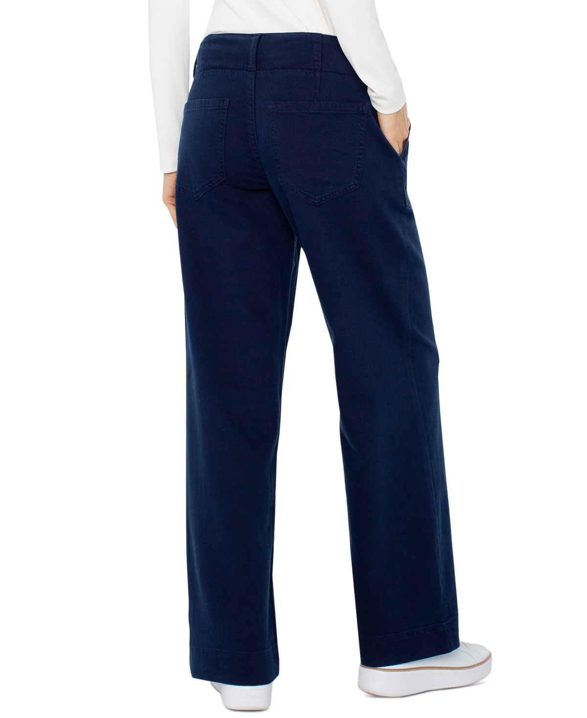 Liverpool Los Angeles Hannah Flare Leg Pants In Blue