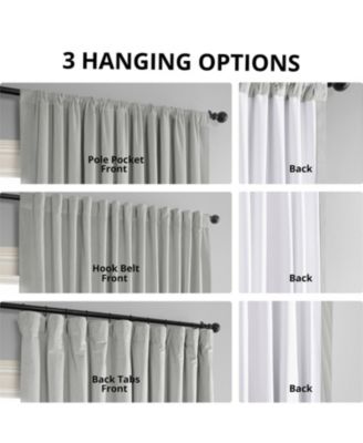 Signature Extra Wide Velvet Blackout Curtain