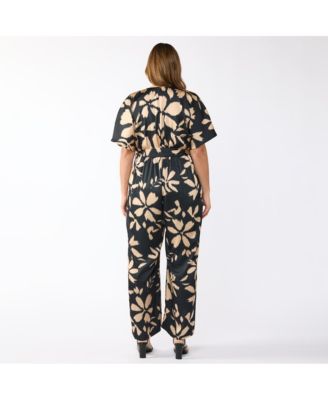 Plus Size Noosa Satin Jumpsuit