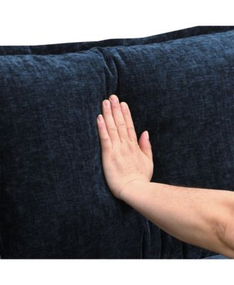 109.8x55.9" Modern U-shaped Sectional Sofa with Waist Pillows,6-seat Upholstered Symmetrical Sofa Furniture,Sleeper Sofa Couch with Chaise Lounge for Living Room,Apartment