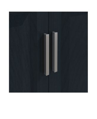 30&amp;#x22; Undermount Sink Bathroom Vanity with Glass Shelf Storage Cabinet