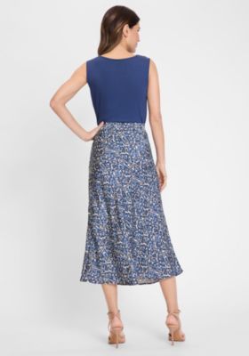 Women's Leo Print A-Lined Skirt