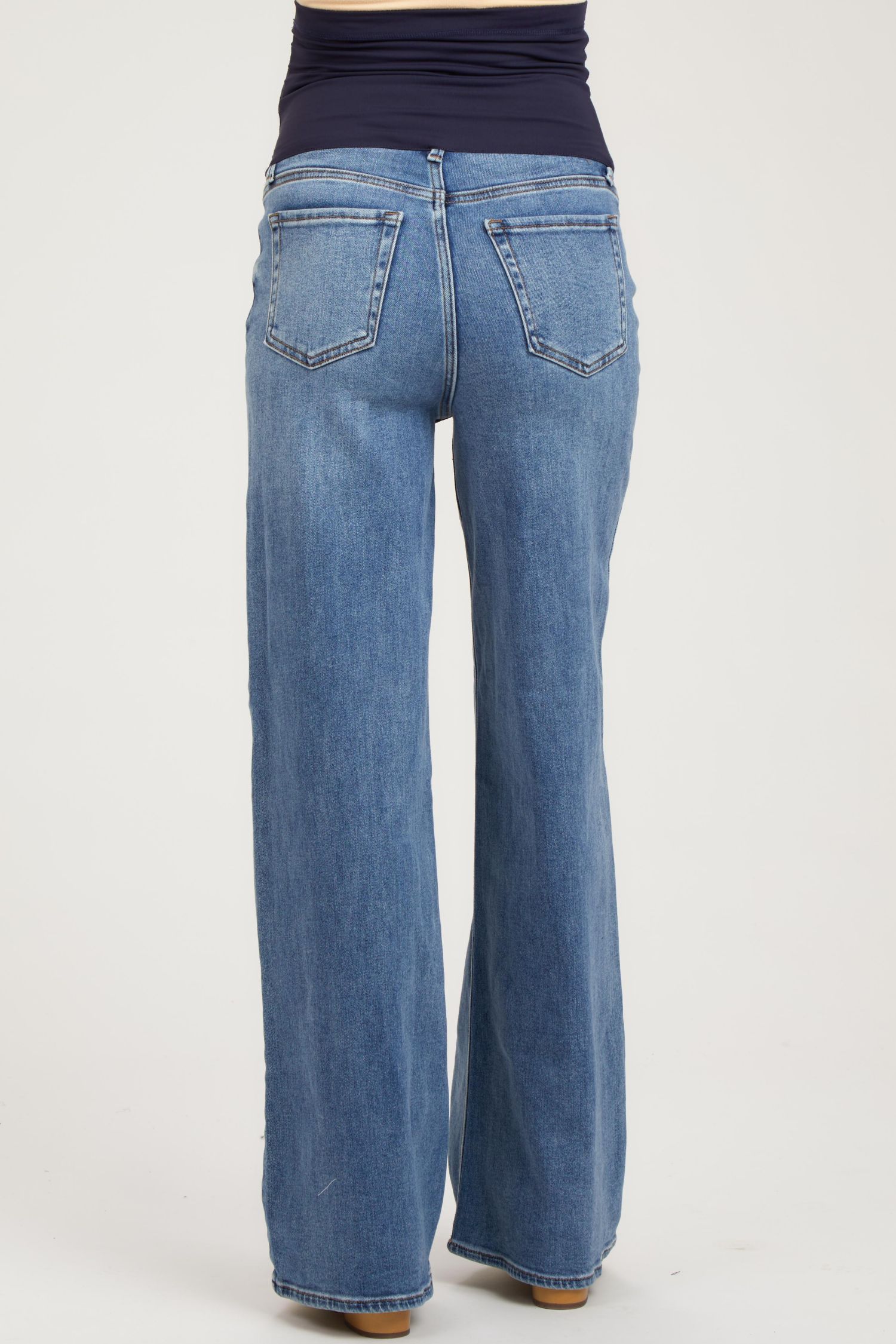 Women's Blue Wide Leg Jeans