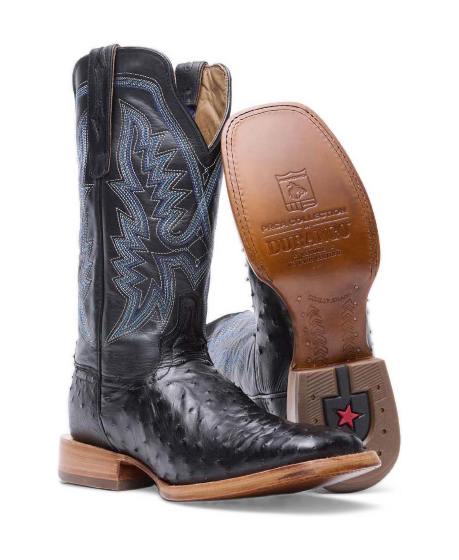 Men's PRCA Collection Full-Quill Ostrich Western Boot