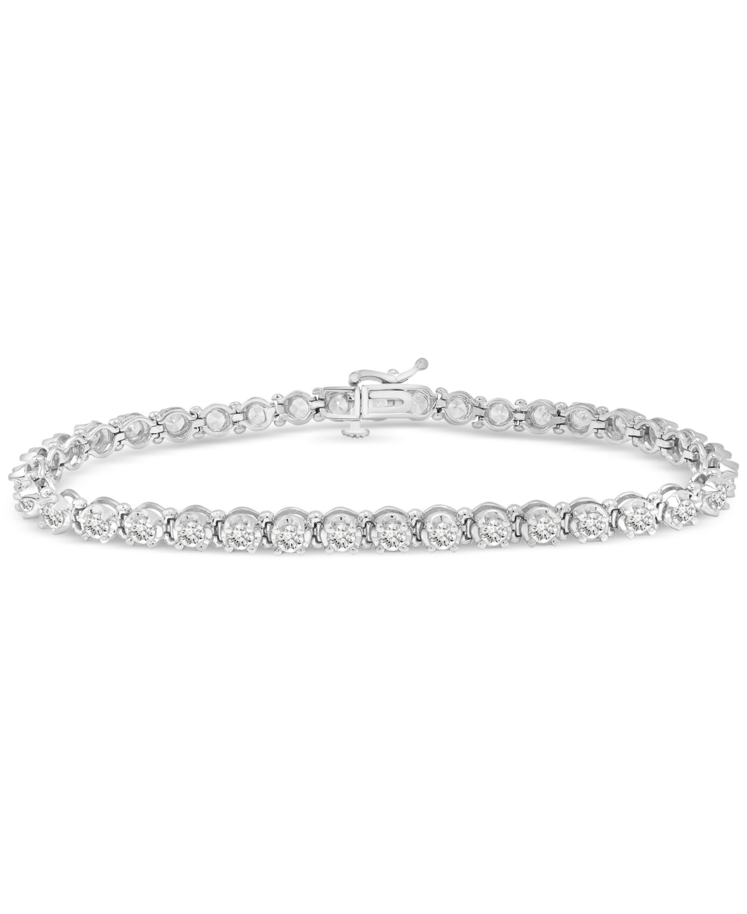 Diamond Bracelet Collection (2-3/4 ct. t.w. - 3-3/4 ct. t.w.) in 14k White or Yellow Gold, 6-1/2" to 9"