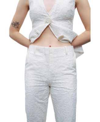 Women's Embroidered Bootcut Pants