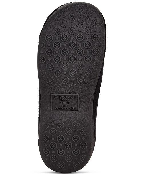 isotoner signature microterry pillowstep slipper