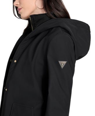 Women's Hooded Bibbed Softshell Coat
