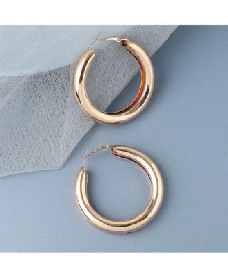 Women's Chunky Hoop Earrings