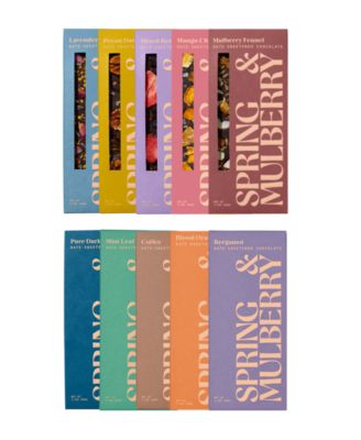 Complete Collection 10-Pack Date-Sweetened Dark Chocolate Bar Gift Set