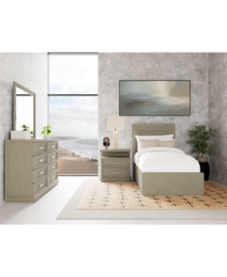 Cascade 3-Pc. Bedroom Set (Twin Bed, Dresser & Nightstand)