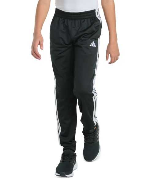 Брюки adidas Elastic-Waistband Essential 3-Stripe Jogger Pants для мальчиков, цвет: Чёрный