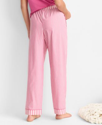 Women's Poplin Pajama Pants, XS-3X, Macy's Exclusive