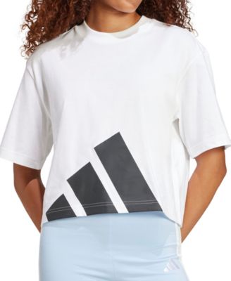 Women's Cotton Logo Boxy Short-Sleeve T-Shirt 