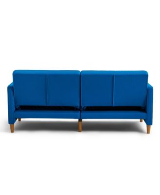 77" Polyester Victoria Convertible Sofa Bed