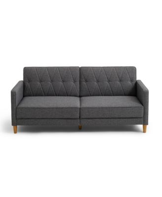 77" Polyester Victoria Convertible Sofa Bed
