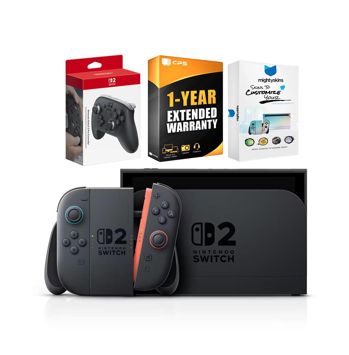 Nintendo Switch 2 Video Game Console with Pro Controller